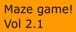 Maze Game! Vol 2.1 logo