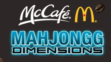 McCafé Mahjongg Dimensions logo