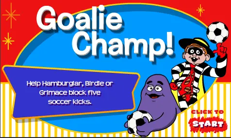 McDonald's: Goalie Champ! logo
