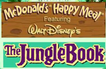 McDonald's Happy Meal Featuring Walt Disney's The Jungle Book logo