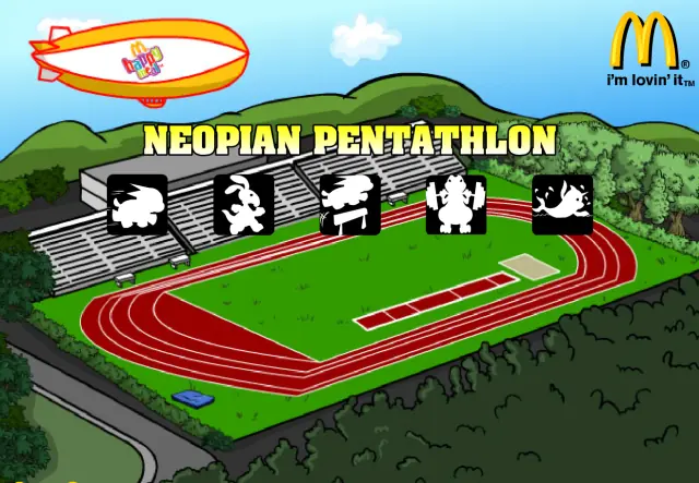 Mcdonald's Neopian Pentathlon logo