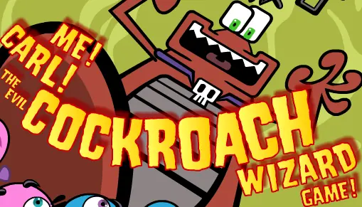 Me! Carl! The Evil Cockroach Wizard Game! logo