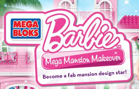 Mega Bloks: Barbie Mega Mansion Makeover logo