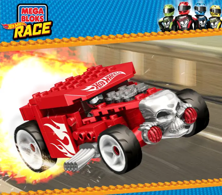 Mega Bloks Race logo