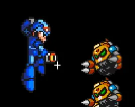 mega man space invaders logo