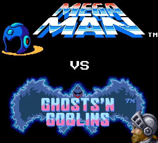 Mega Man vs. Ghosts 'n Goblins logo