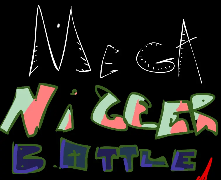 Mega Nigger Battle logo