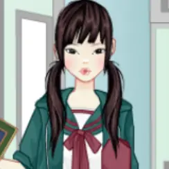 Mega School Girl Dress Up Game logo