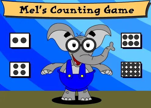 Mel's Counting Game logo