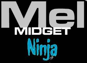Mel the Midget Ninja logo
