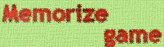 Memorize game logo