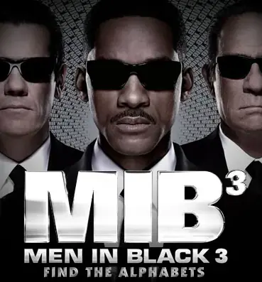 Men in Black 3 - Find the Alphabets logo
