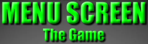 Menu Screen: The Game logo