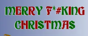 Merry F*#king Christmas logo