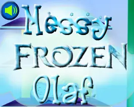 Messy Frozen Olaf logo