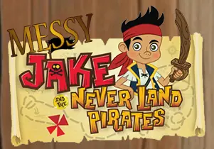 Messy Jake and the Neverland Pirates logo