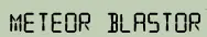 Meteor Blastor logo
