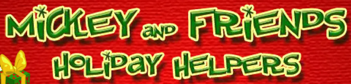 Mickey and Friends Holiday Helpers logo