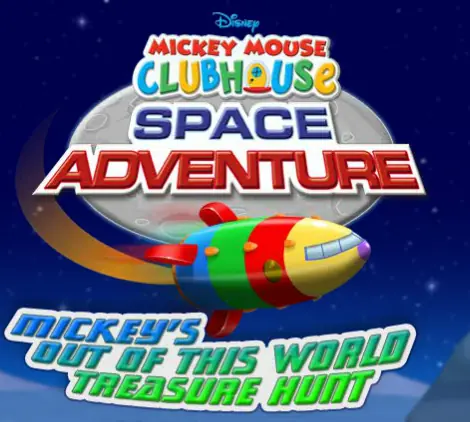 Mickey Mouse Clubhouse Space Adventure: Mickey's Out of This World Treasure Hunt logo