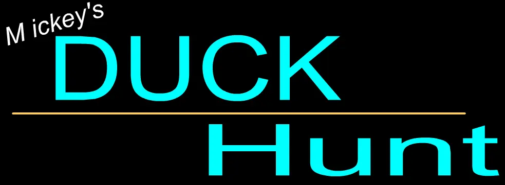 Mickey's Duck Hunt logo