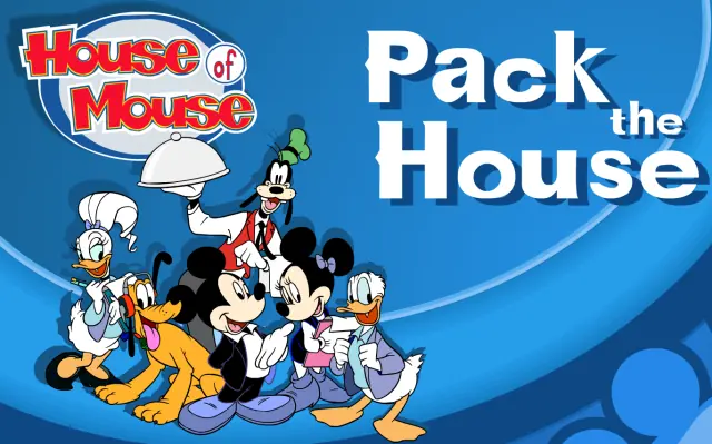 Mickey's House of Mouse - Pack the House logo