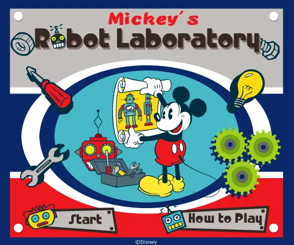 Mickey's Robot Laboratory logo