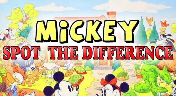 Mickey - Spot the Difference logo