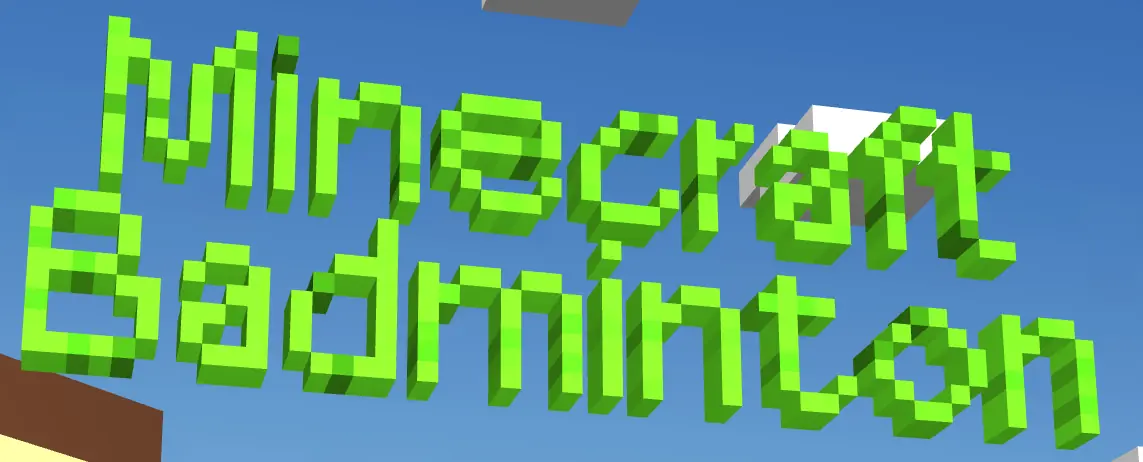 Minecraft Badminton logo