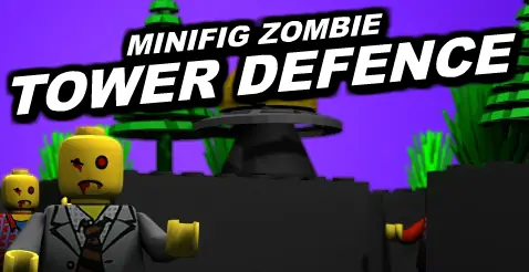 Minifig Zombie Tower Defense logo