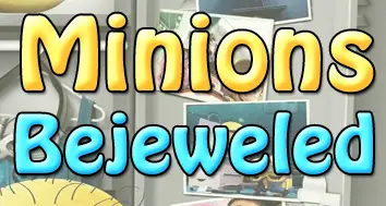 Minions Bejeweled logo