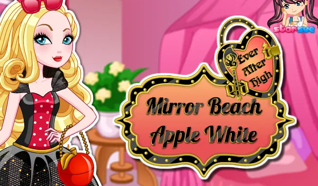 Mirror Beach Apple White logo