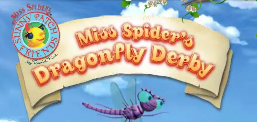 Miss Spider's Dragonfly Derby logo
