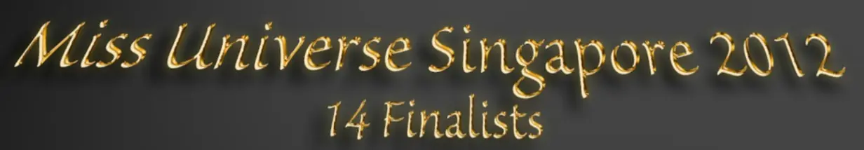 Miss Universe Singapore 2012 - Evening Wear Virtual Reality Image logo