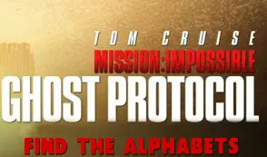 Mission Impossible 4 - Find the Alphabets logo
