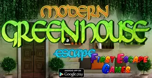 Modern Green House Escape logo
