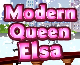 Modern Queen Elsa logo