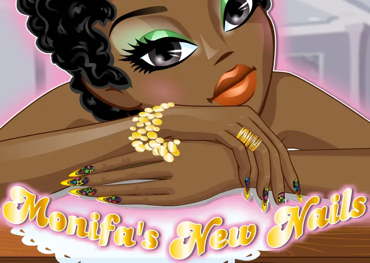 Monifa's New Nails logo