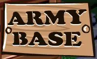 Monkey Go Happy Army Base logo