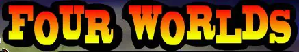 Monkey Go Happy Four Worlds logo