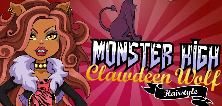 Monster High Clawdeen Wolf Hairstyle logo