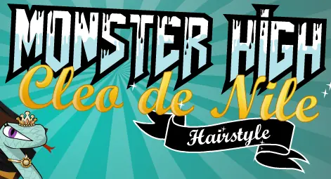 Monster High Cleo de Nile Hairstyle logo
