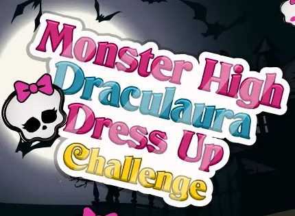 Monster High Draculaura Dress Up Challenge logo