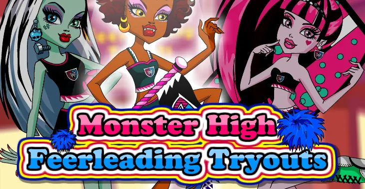 Monster High Feerleading Tryouts logo