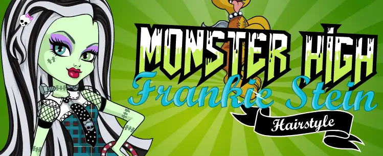 Monster High Frankie Stein Hairstyle logo