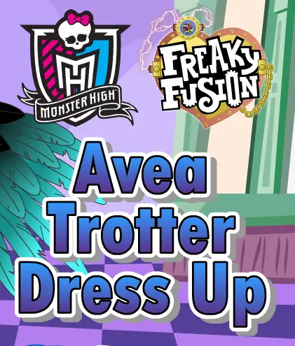 Monster High Freaky Fusion: Avea Trotter Dress Up logo