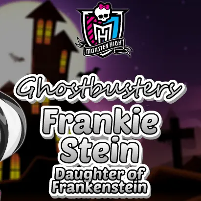 Monster High Ghostbusters Frankie Stein Daughter of Frankenstein logo
