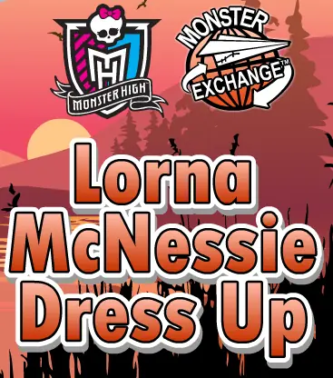 Monster High Monster Exchange: Lorna McNessie Dress Up logo