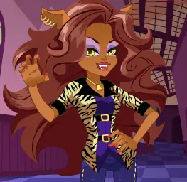Monster High Series: Clawdeen Wolf Dress Up logo