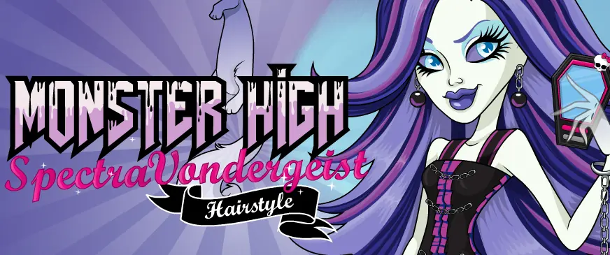 Monster High Spectra Vondergeist Hairstyle logo