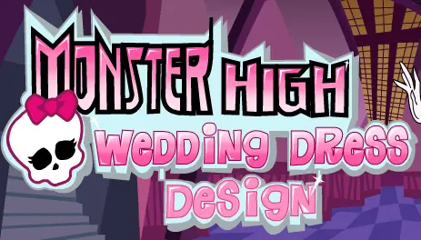 Monster High Wedding Dress Design logo